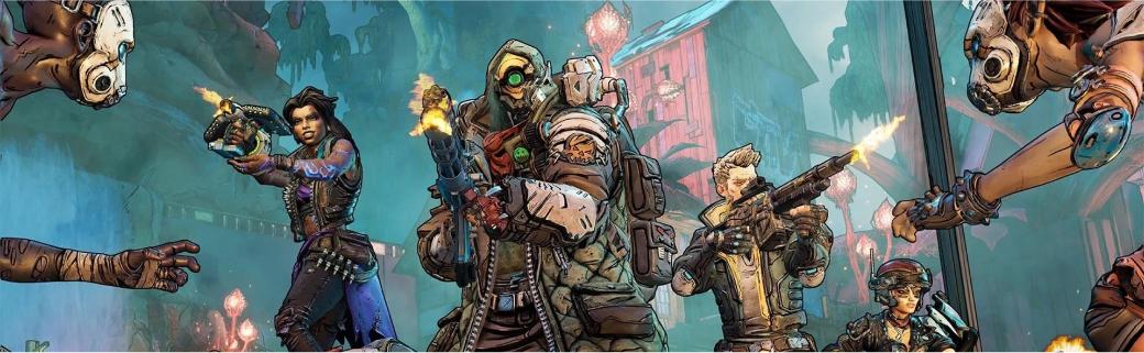A background image with title Borderlands 3!
